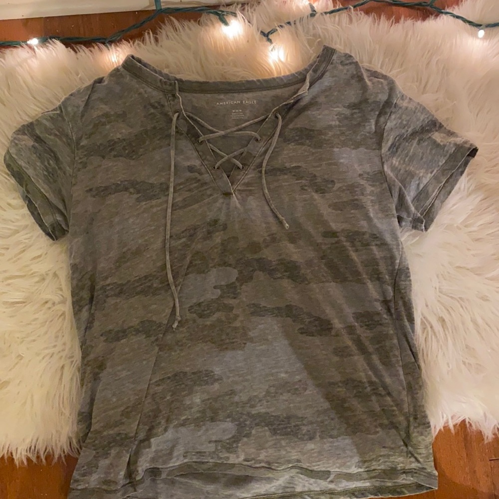 Light, camo shirt